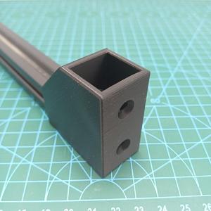 Universal 90° Corner Joint for 20x20 T-Slot Aluminum Profiles (50×50×26.2 mm)