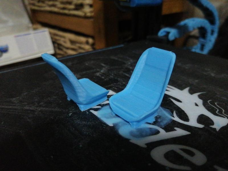 Classic Sport Car Seat 1:24 & 1:25 Scale