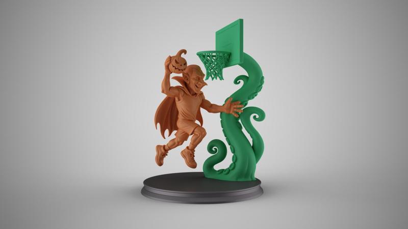 Halloween Slam Dunk Vampire