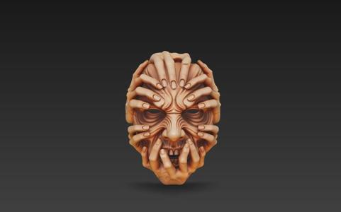 Horror mask for Halloween