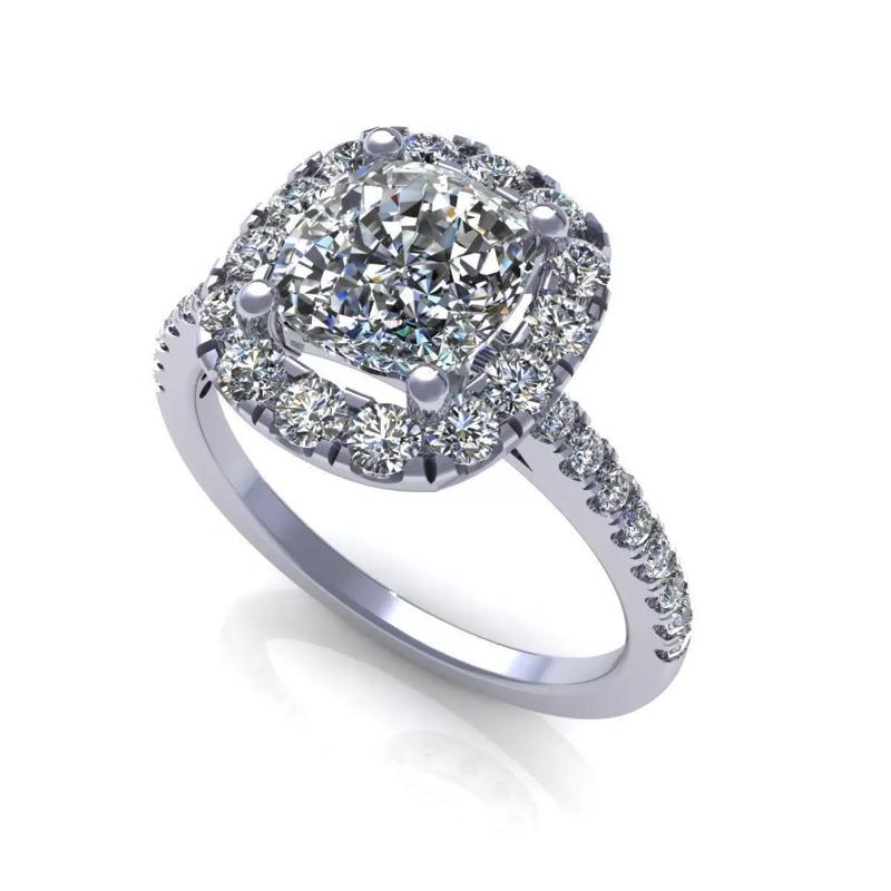 Woman Engagement Ring R12