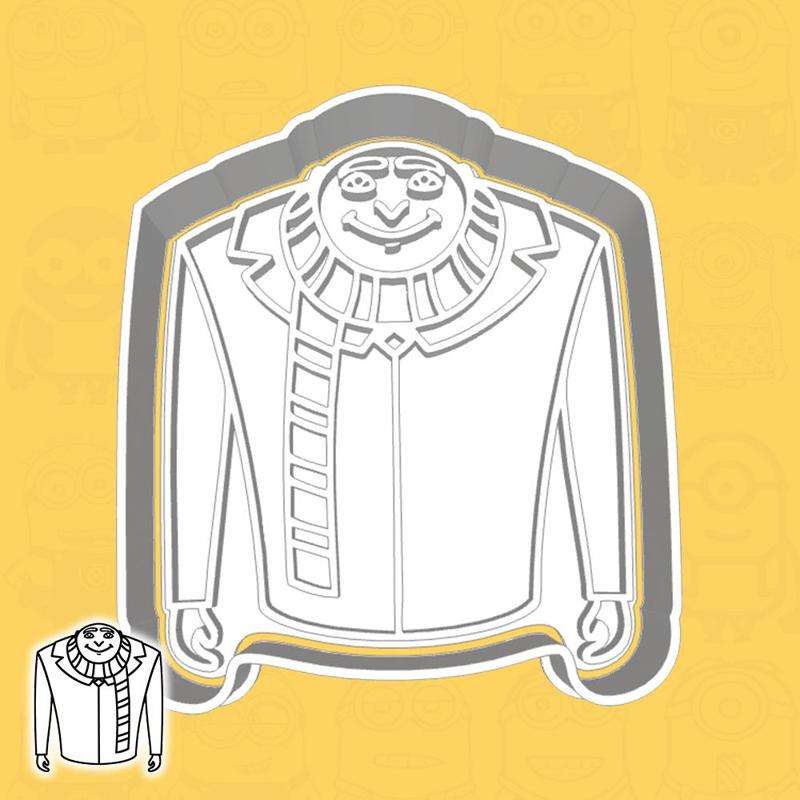 Minions / Despicable Me cookie cutters - Felonius Gru (style 3)