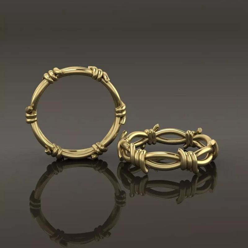 Wire Opened Infinity Tie Knot Mix SIze