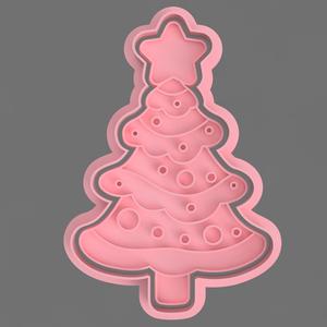 CHRISTMAS TREE CUTTERS FOR COOKIES AND FONDANT