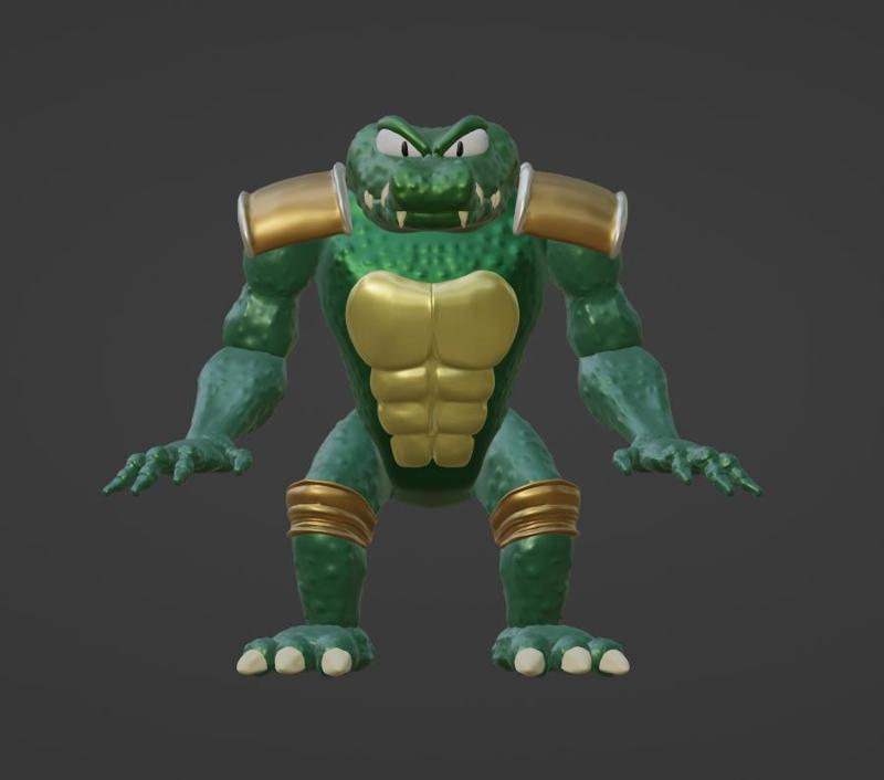 Donkey Kong Country Kremling Critter Enemy Crocodile Minion Nintendo