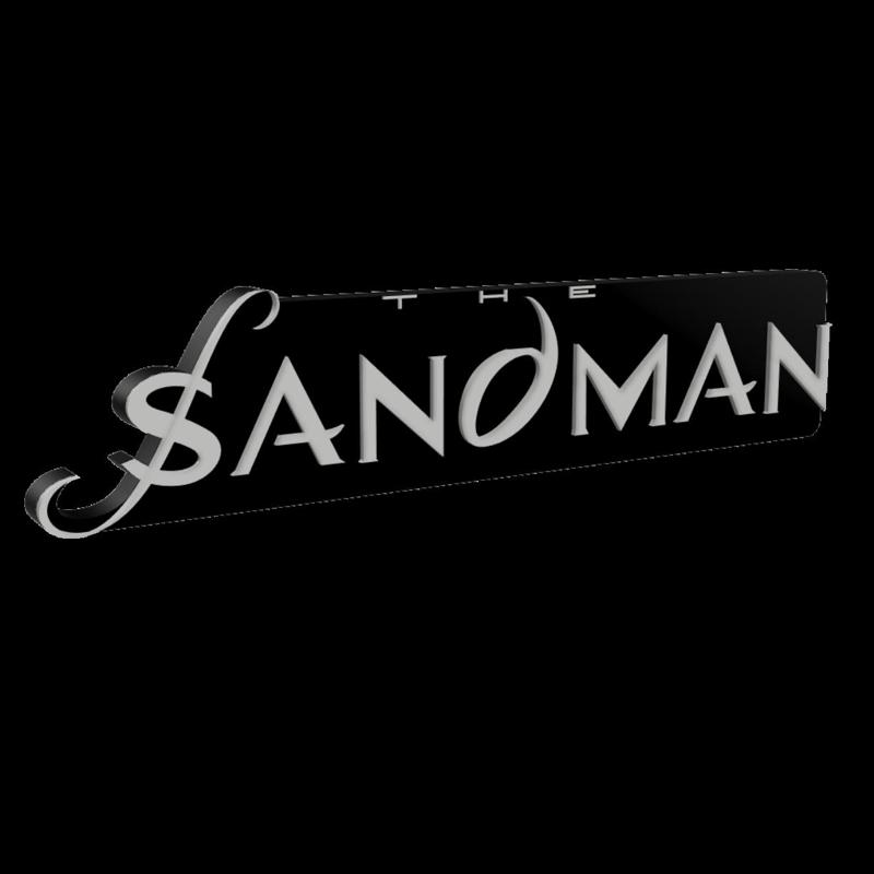 3D MULTICOLOR LOGO/SIGN - The Sandman