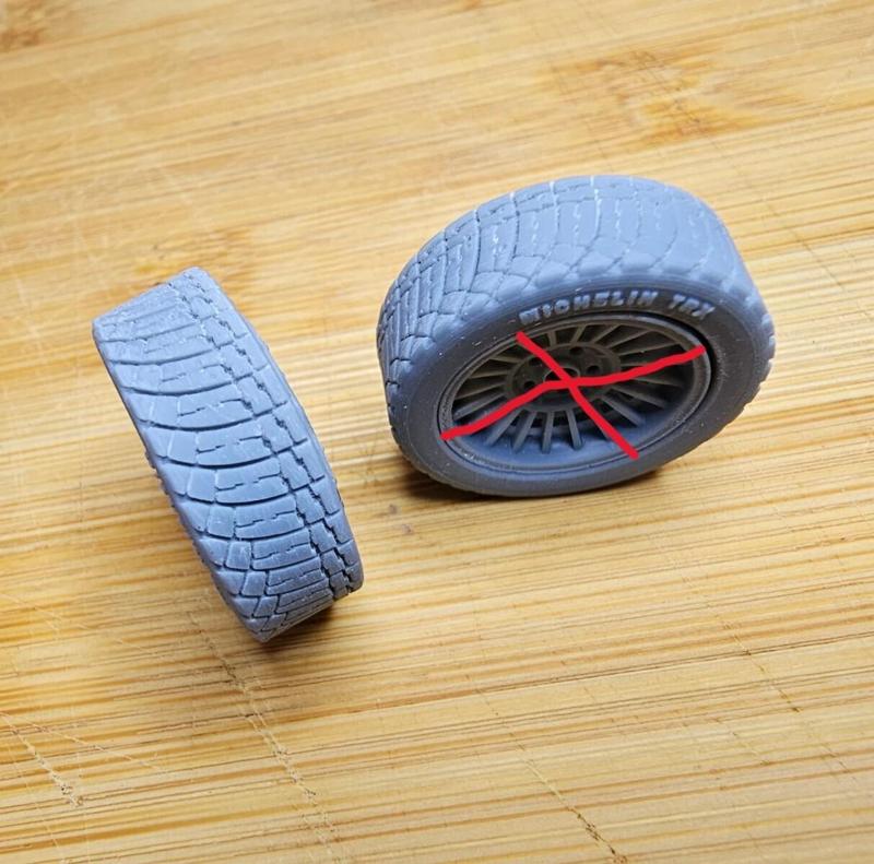 Michelin TRX rally gravel tire 1/24