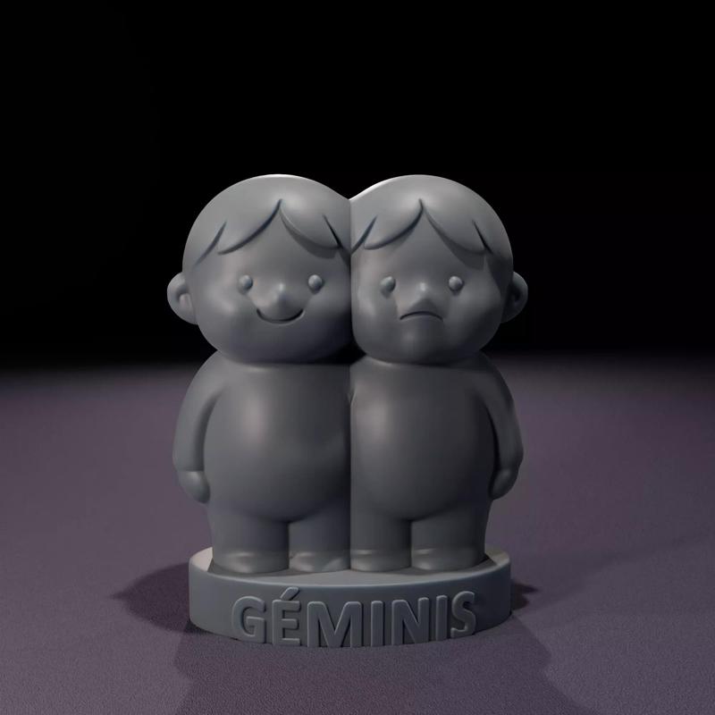 Vela de Geminis Chibi