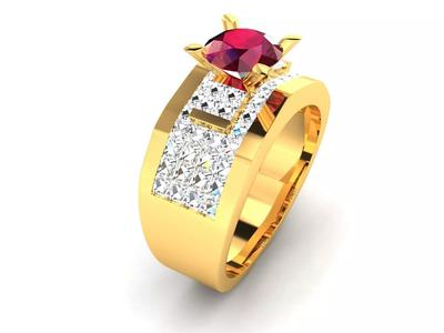 Solitaire Wedding Engagement Ring