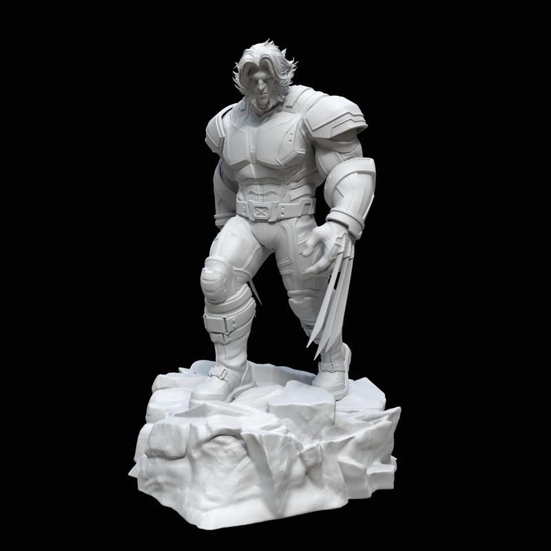 Wolverine (3D Print Model, inspired by Marvel Rivals)