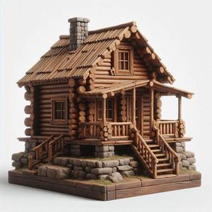 wooden lodge