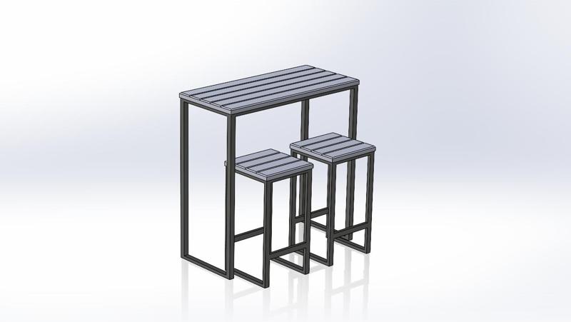 Breakfast Nook Dining Set 1:12