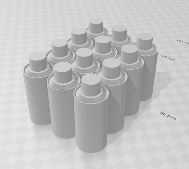 Lubricant Cans. Single and Mulitpacks