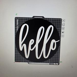 Hello Poster