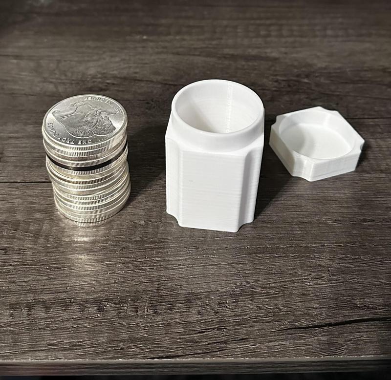 1 oz silver round tube of 20