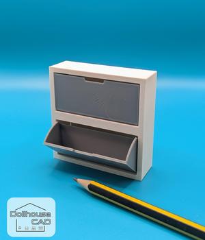 Dollhouse Shoe Rack Storage 1:12 scale STL Digital FIles for 3D Printing