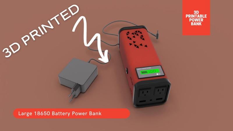 Large 18650 Battery Power Bank