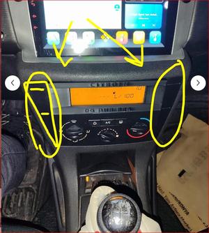 Citroen C4 2005-2011 Center Console Trim Covers 9649598577 9649598477