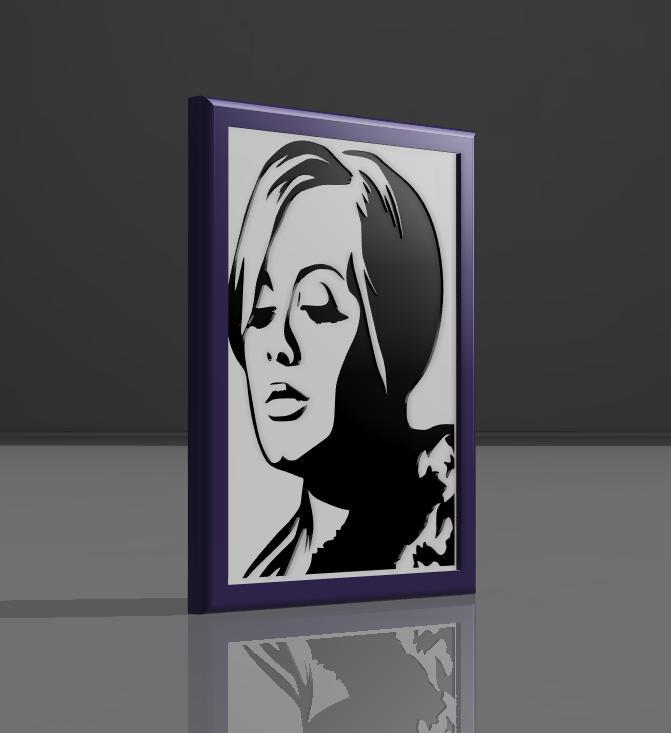 Adele" decorative frame
