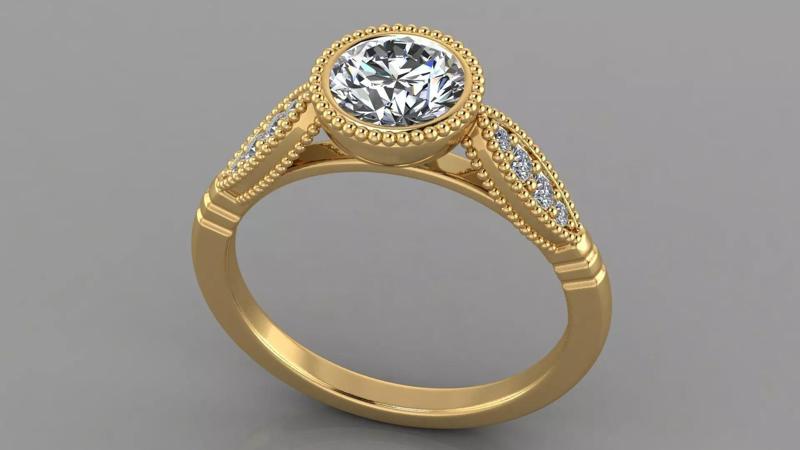 AG 1200 KIMORA SOLITARE RING