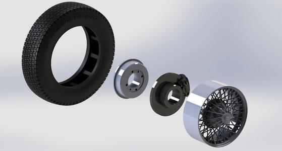 triumph TR2/3 rim's set