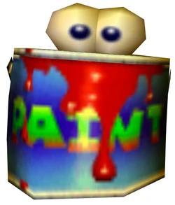 Conker Bad Fur day paint pot