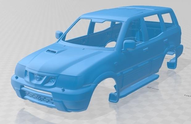 Nissan Terrano II 2006 Printable Body Car