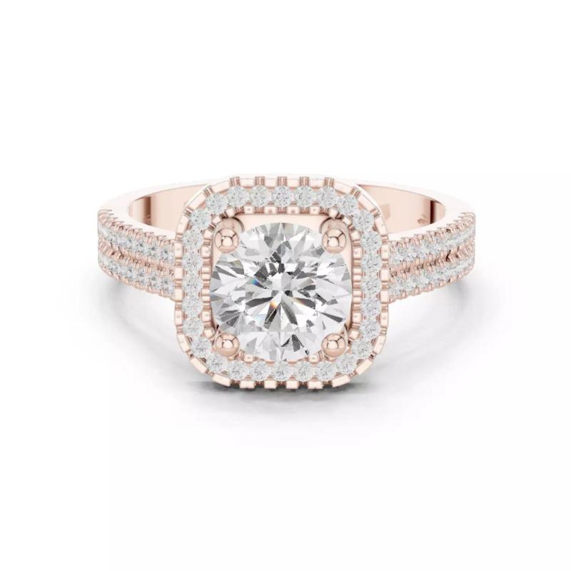 Solitaire Ring 3dm stl renders animation videos details