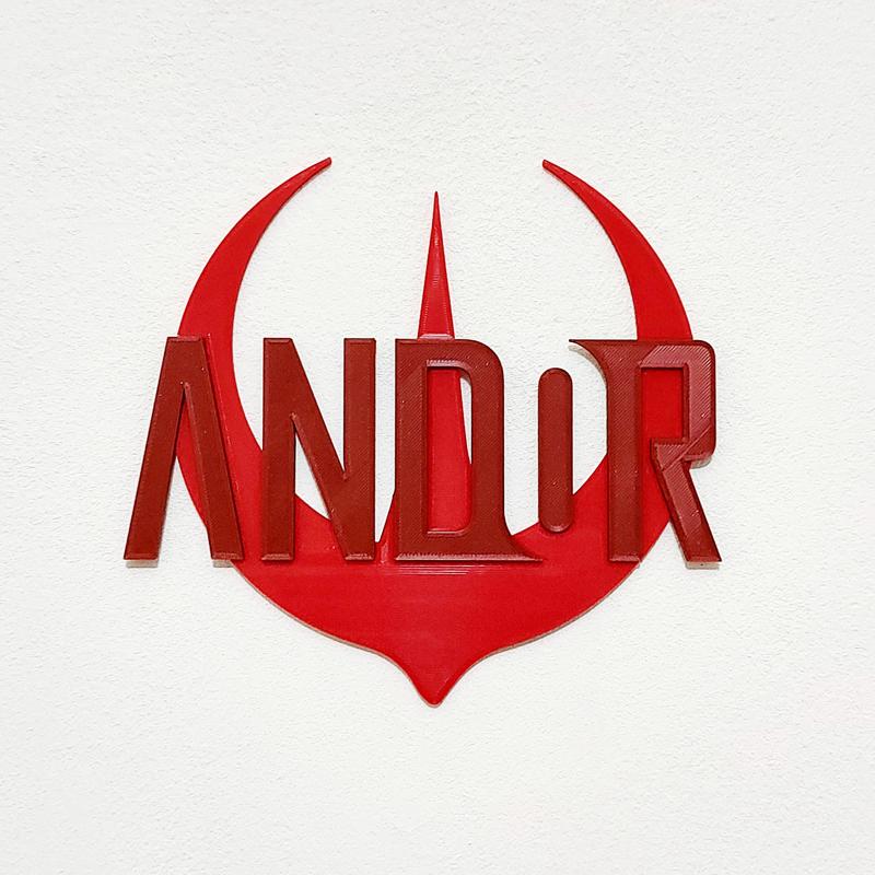 Isologo ANDOR decoration.