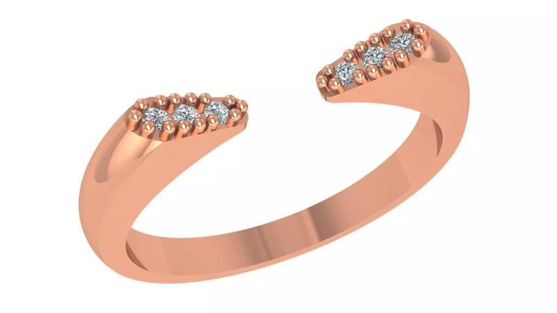 Dual Head Light wt minimalist Ring 3dm stl renders