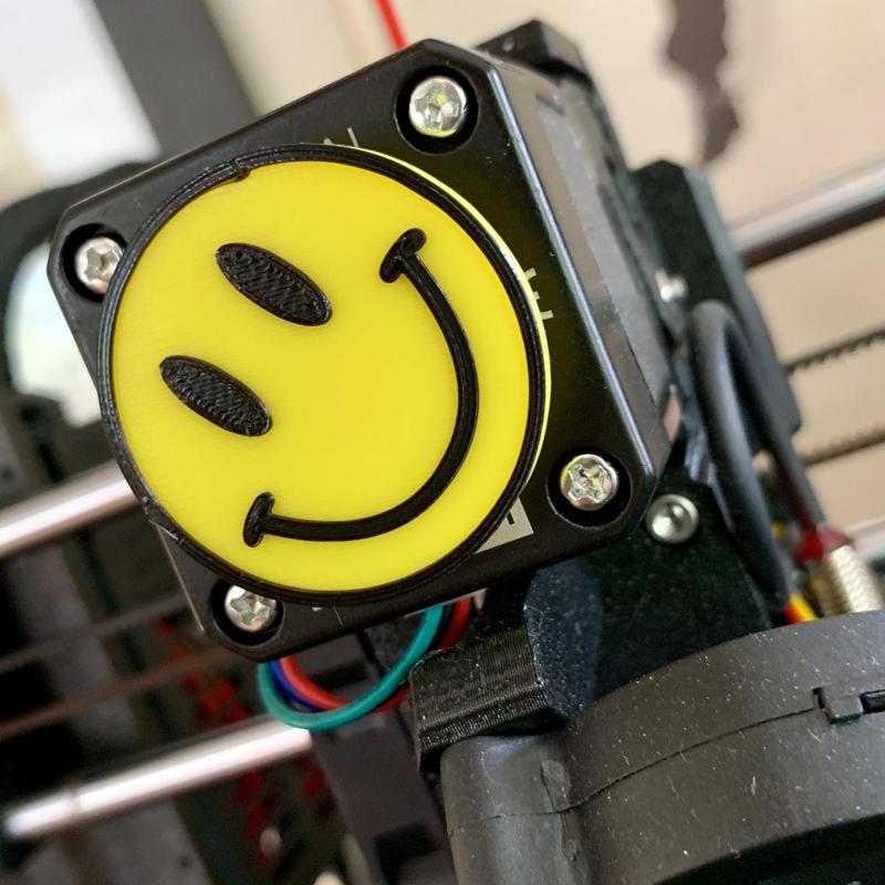 Smiley Face - Extruder Spinner