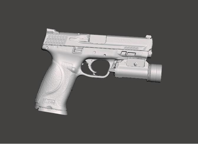 SMITH&WESSON MP9 2.0 4.25 inch barrel+ STREAMLIGHT TLR1