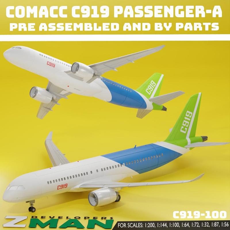 Comacc C919 (passenger Aircraft) v1