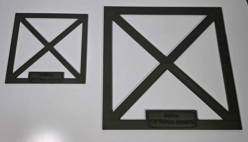 Salvo/Artillery marker for wargames