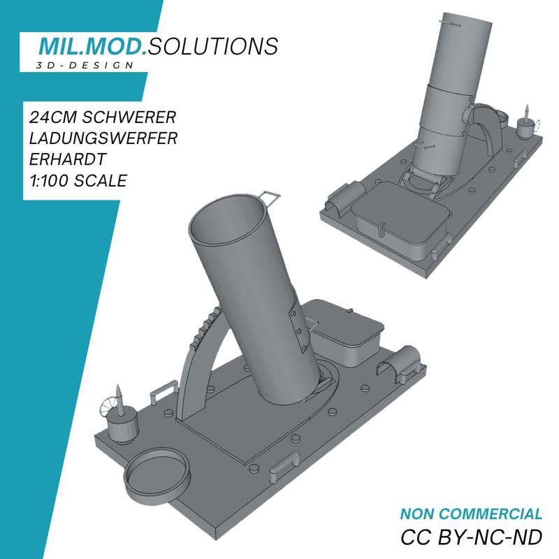 24 cm Ehrhardt heavy charge launcher