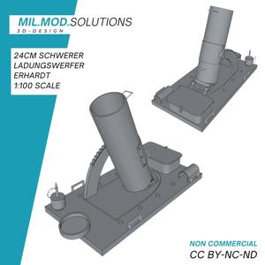 24 cm Ehrhardt heavy charge launcher