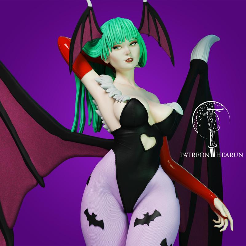 Morrigan Aensland SFW Ready For 3D Printing
