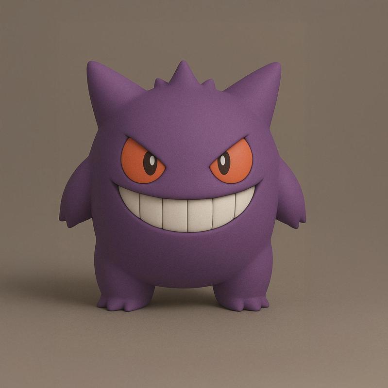 GENGAR CHIBI - POKEMON FAN ART 3D MODEL