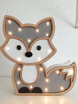 Led Children's Lamp/ Zorrito Lamp/ Table lamp model 1