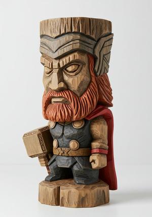 Marvel Thor tiki statue