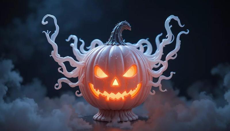 Spectral Lantern Wisp 3D Print Model Ghost Lantern Creature
