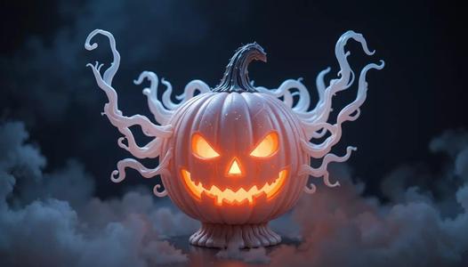 Spectral Lantern Wisp 3D Print Model Ghost Lantern Creature