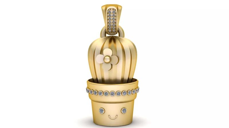 golden pendant cactus