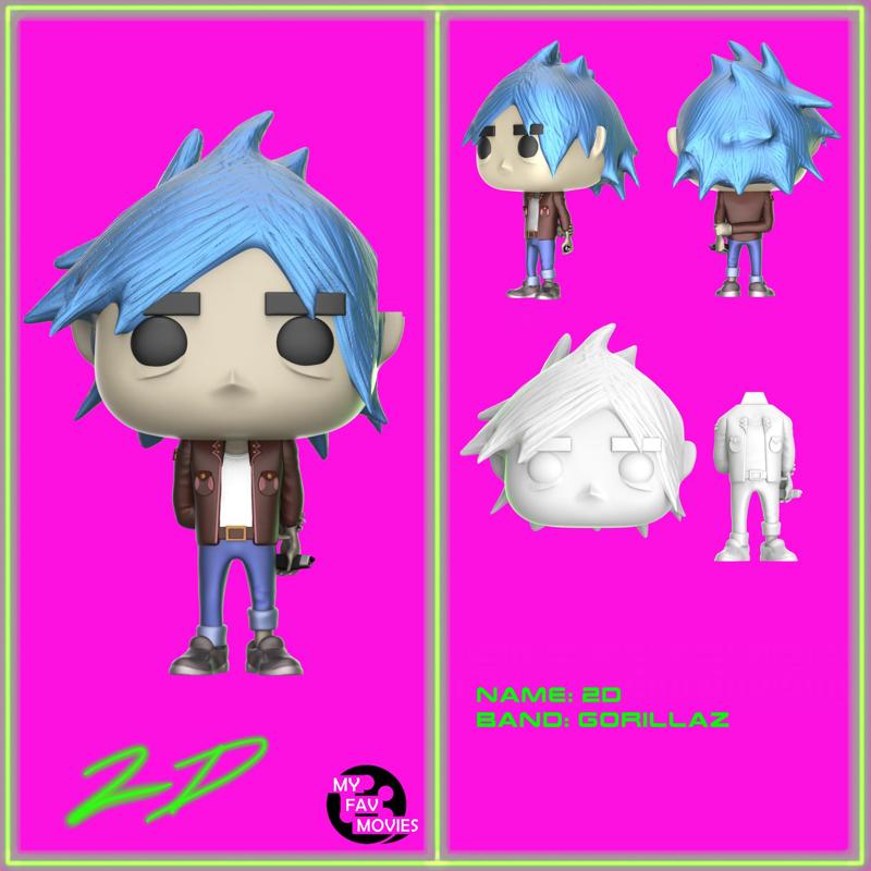2D Gorillaz Custom