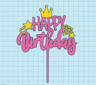 happy birthday topper