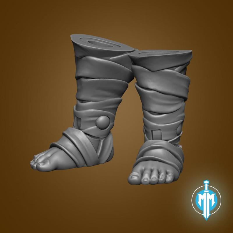 BANDAGED FEET - MOTU & MOTUC