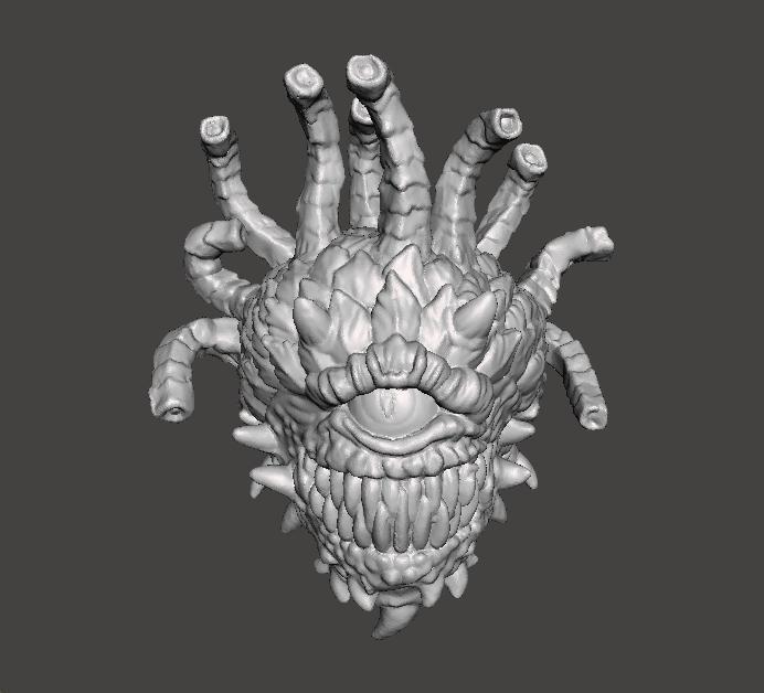 BEHOLDER EYE TYRANT MINIATURE MODEL FANTASY OR SCIFI GAMES RPG DND