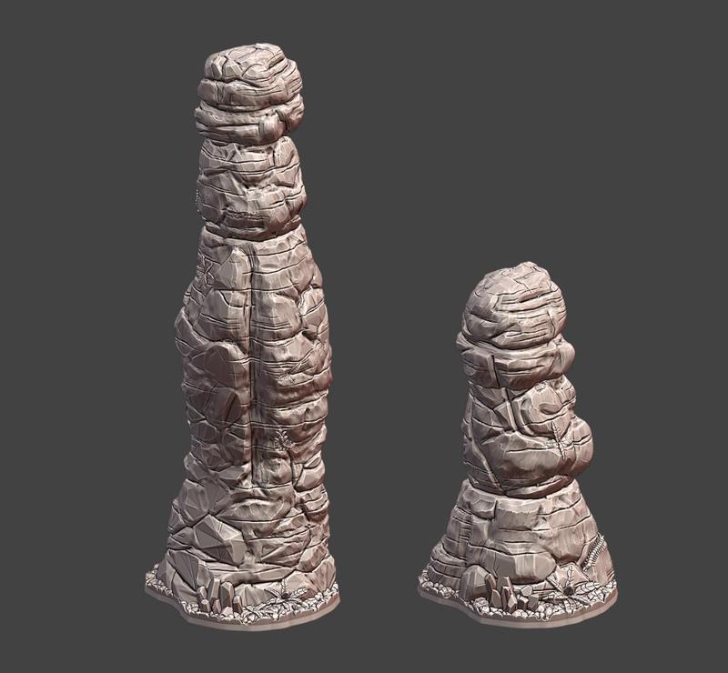 Shroudfall Terrain - Rock Needles [Bundle]
