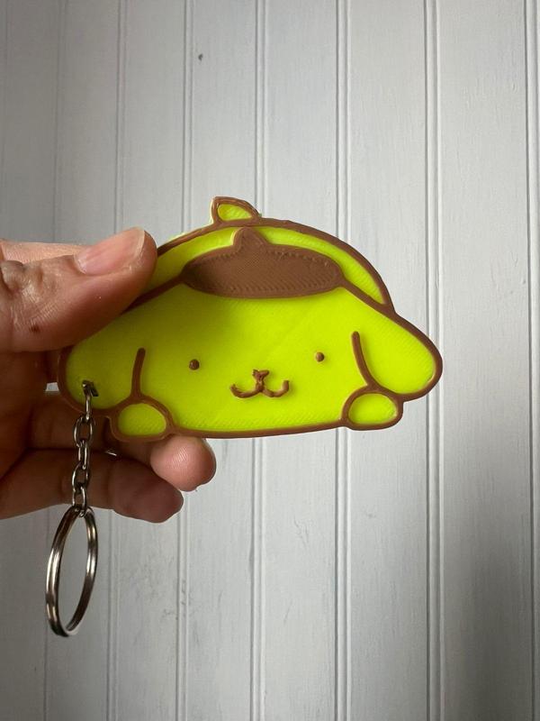 POMPOMPURIN KEYCHAIN
