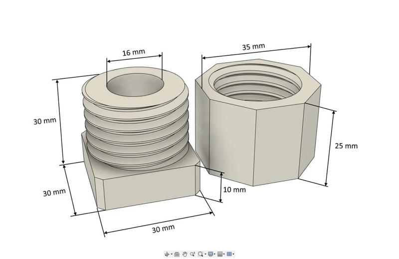 Adjustable Feet for 3030 Profile